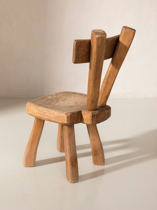 Swiss larch chair from the 40s