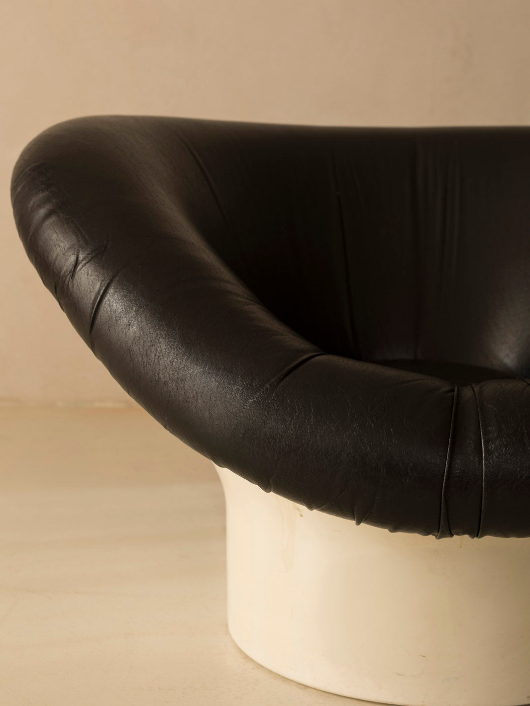 Black Korkus armchair by Lennart Bender from the 1960s