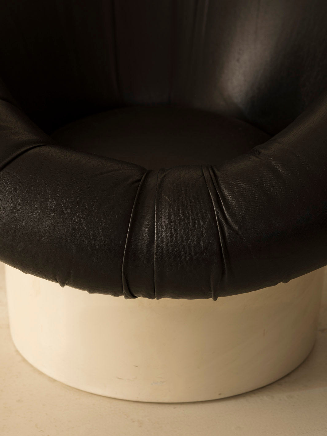 Black Korkus armchair by Lennart Bender from the 1960s