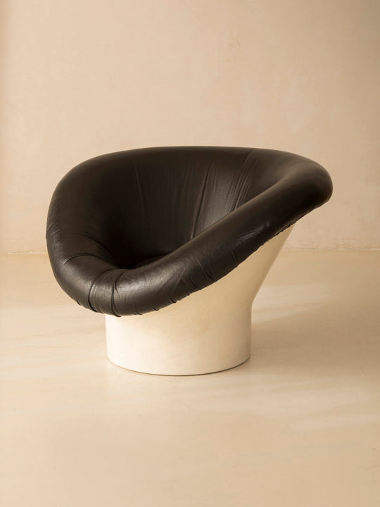 Black Korkus armchair by Lennart Bender from the 1960s