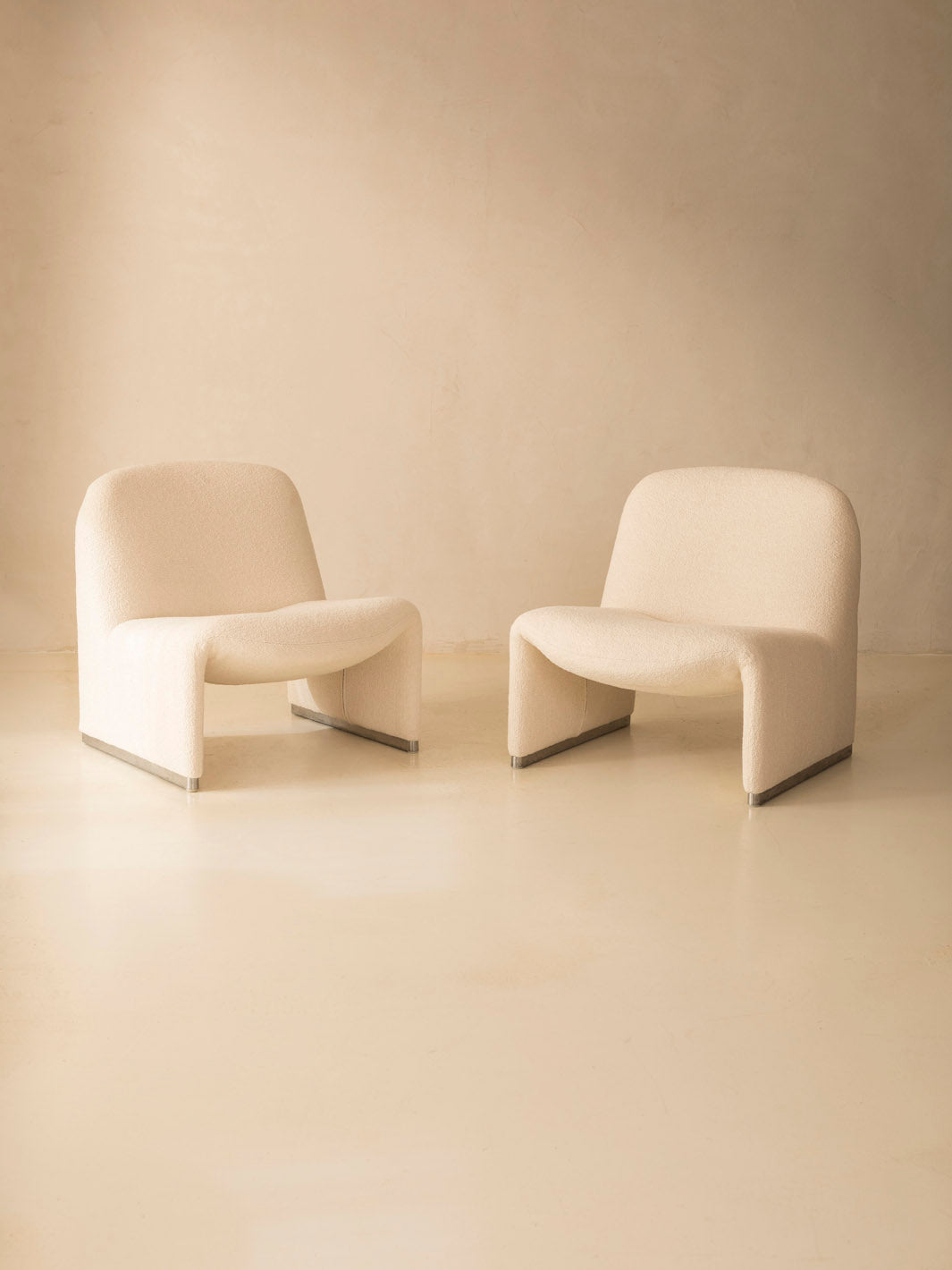 Pair of Alky armchairs by Giancarlo Piretti Dedar Milano