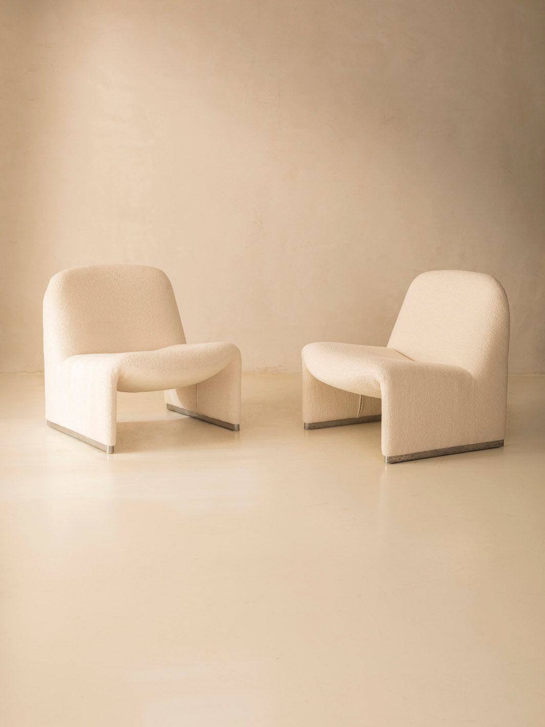 Pair of Alky armchairs by Giancarlo Piretti Dedar Milano