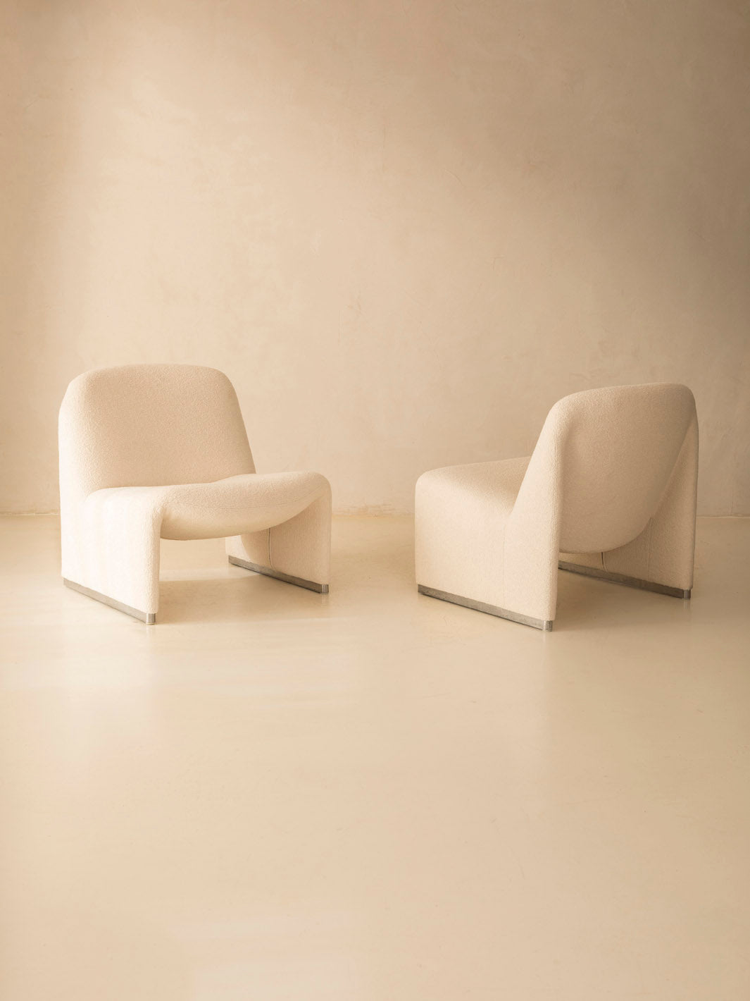 Pair of Alky armchairs by Giancarlo Piretti Dedar Milano