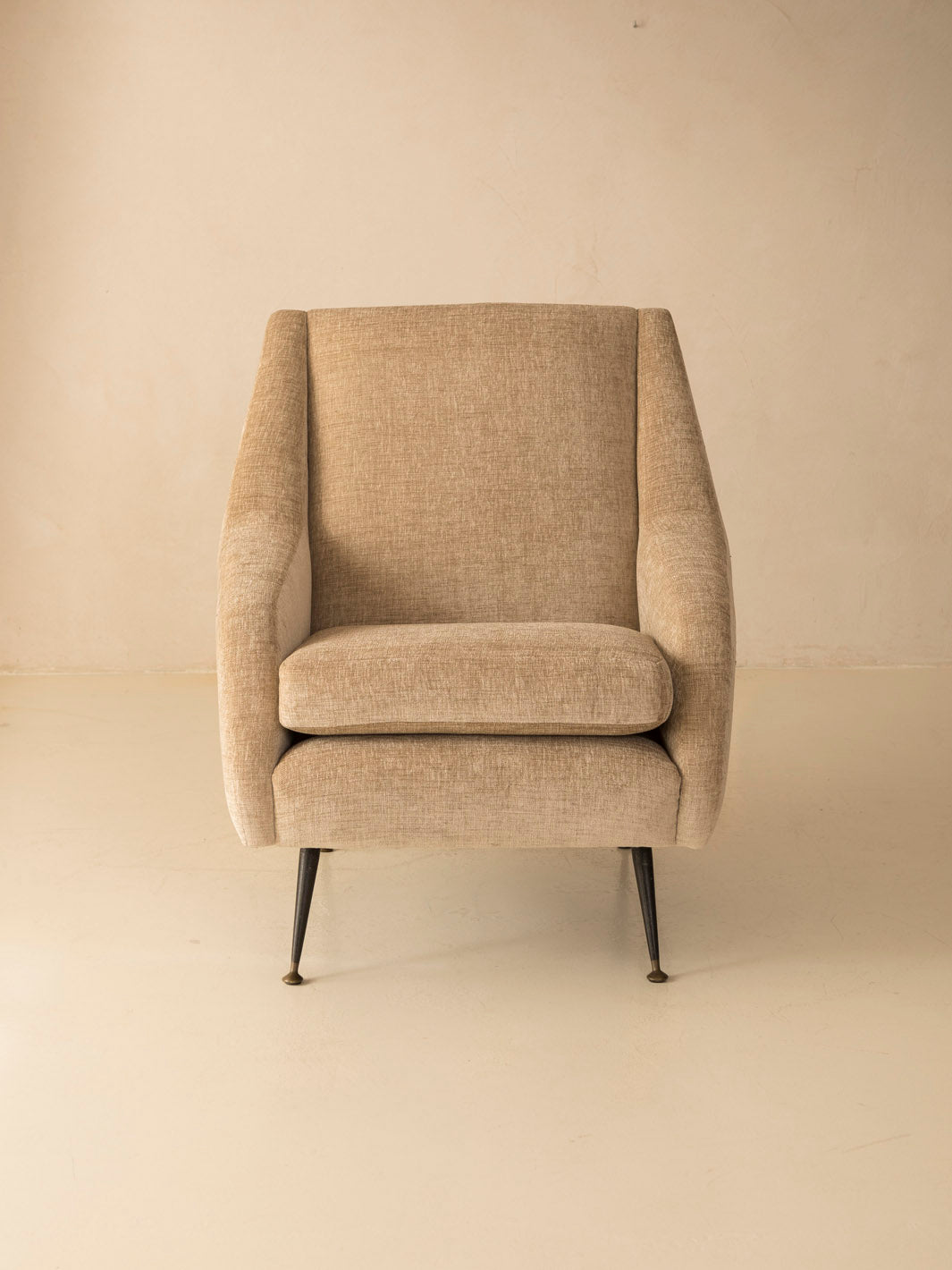 Pareja de butacas Midcentury italianas beige