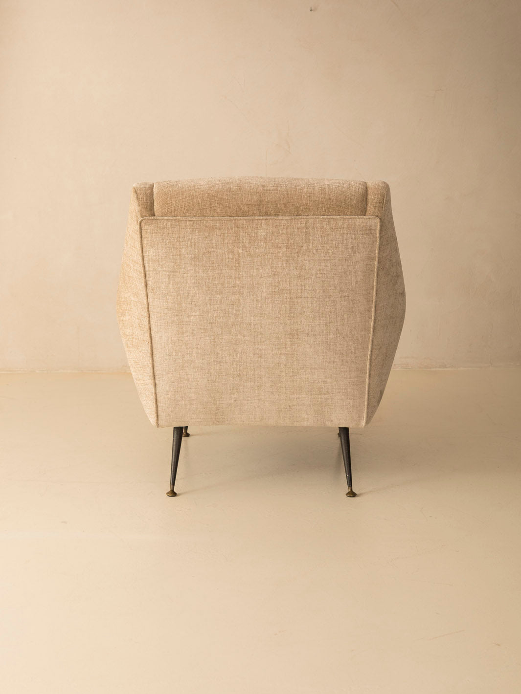 Pareja de butacas Midcentury italianas beige