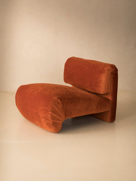 Curvy armchairs from the 70s