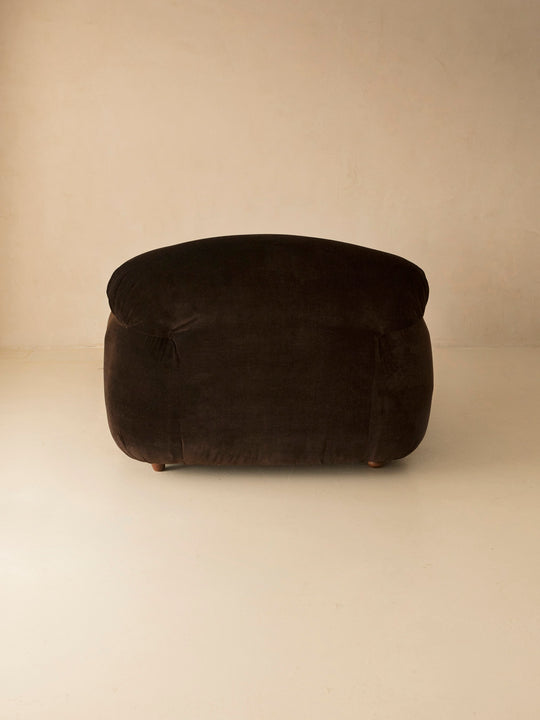 Velvet armchair from the 70s