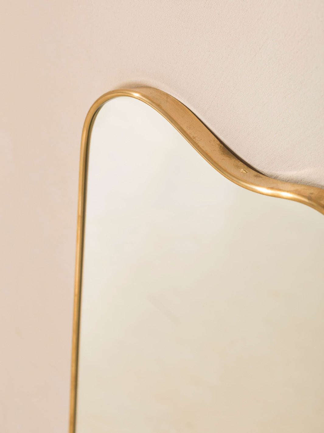 Mid Brass Mirror