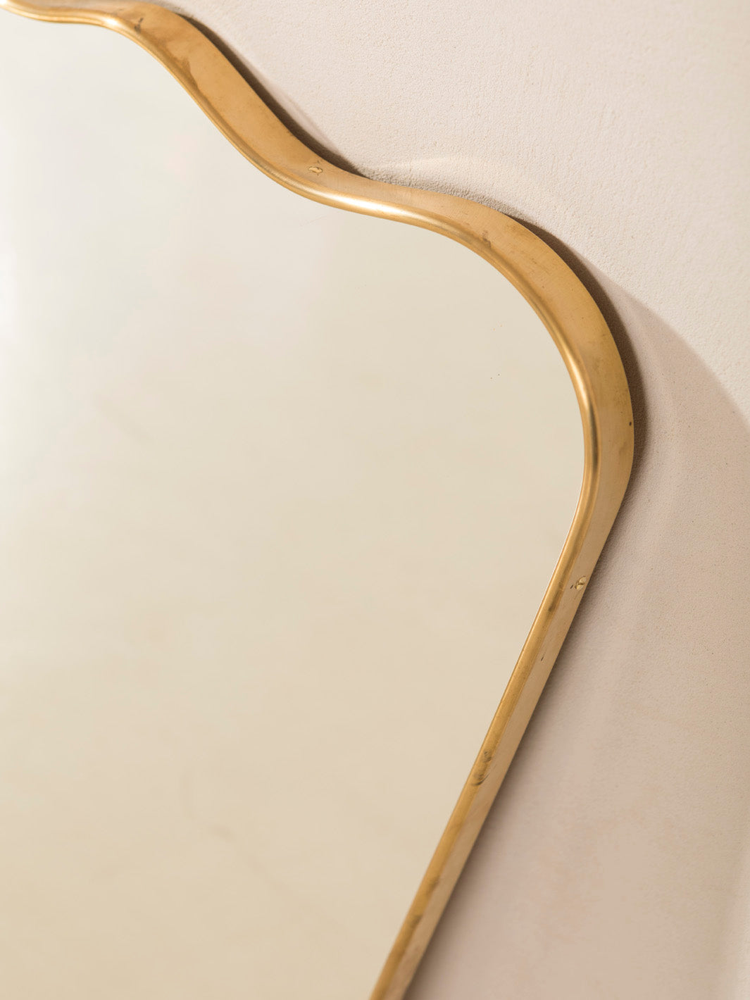 Mid Brass Mirror