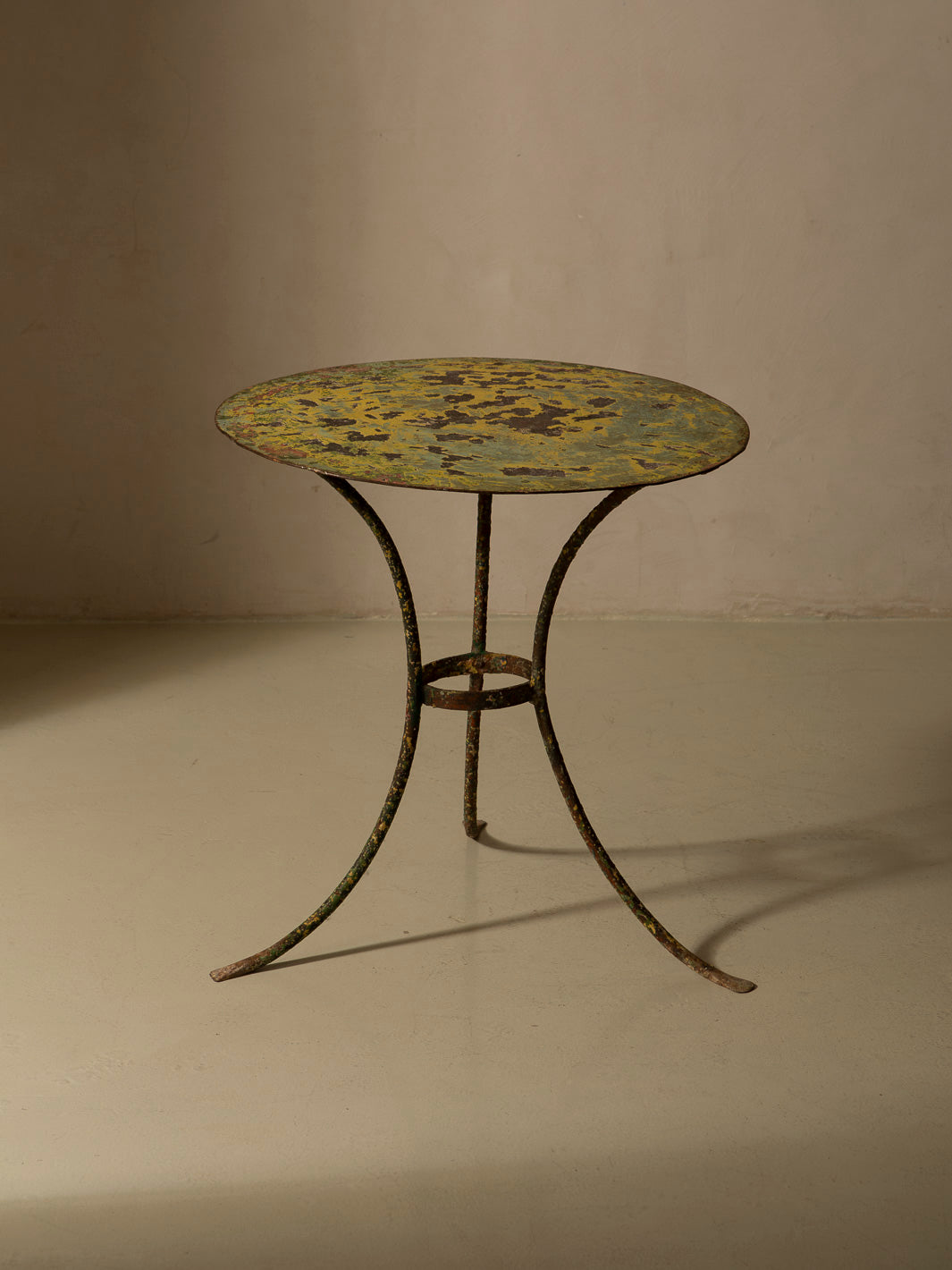 Yellow gueridon, 1940s