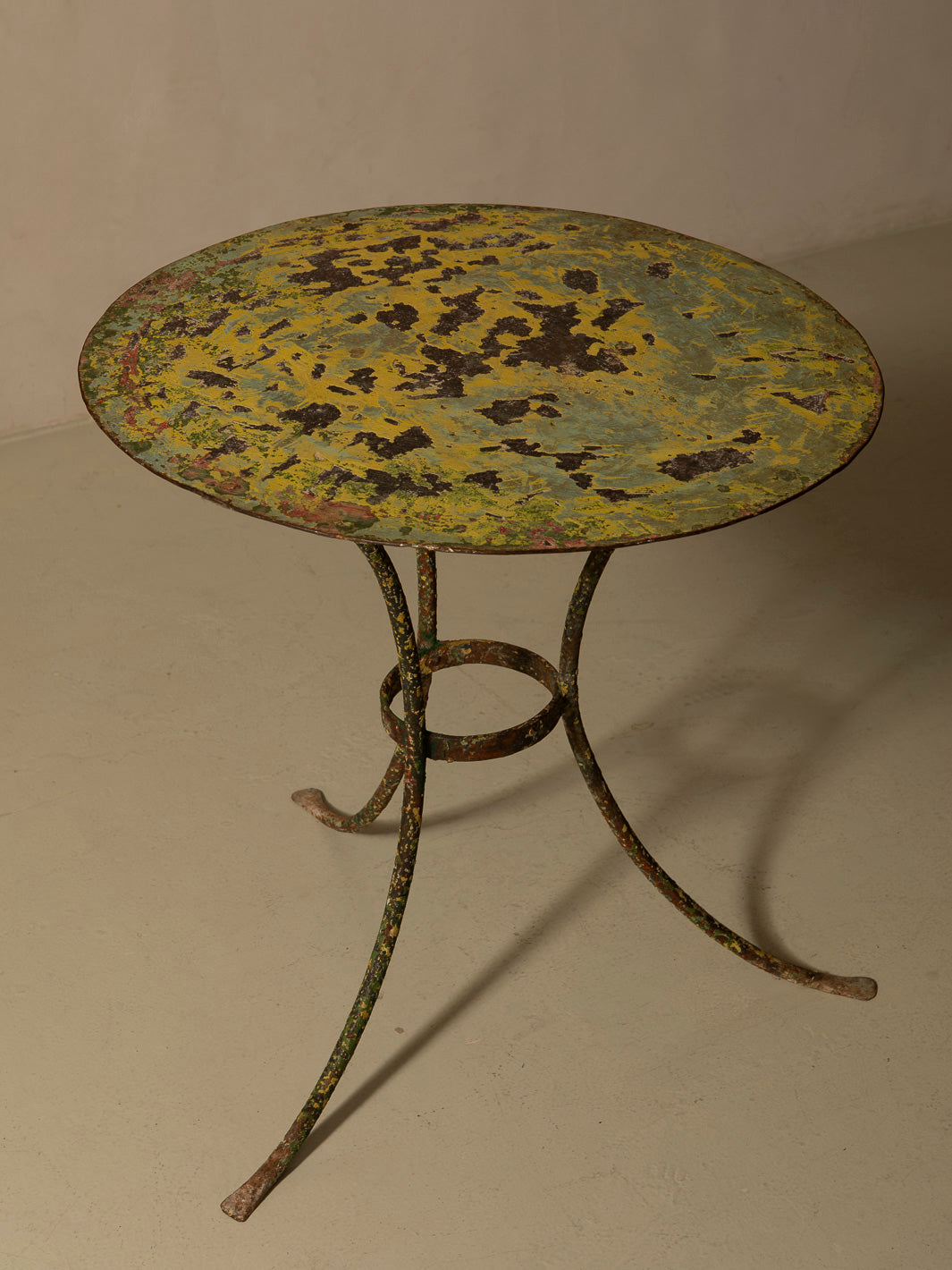 Yellow gueridon, 1940s