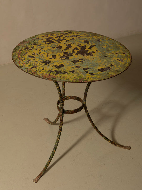 Yellow gueridon, 1940s