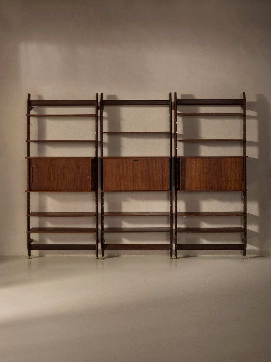Italian bookcase desk from the 1960s