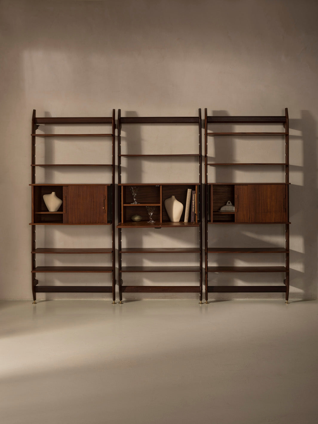 Italian bookcase desk from the 1960s