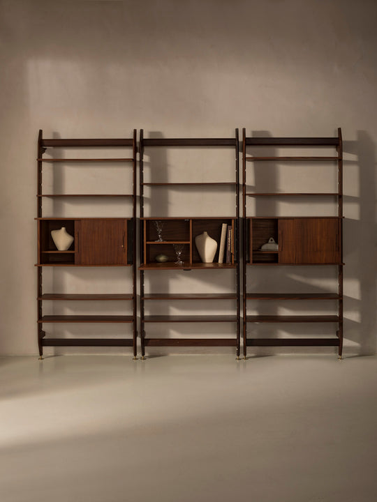 Italian bookcase desk from the 1960s