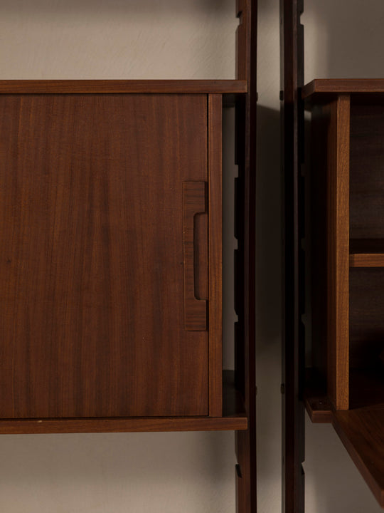 Italian bookcase desk from the 1960s