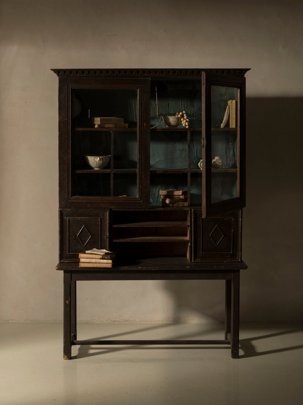 Black desk 19th century