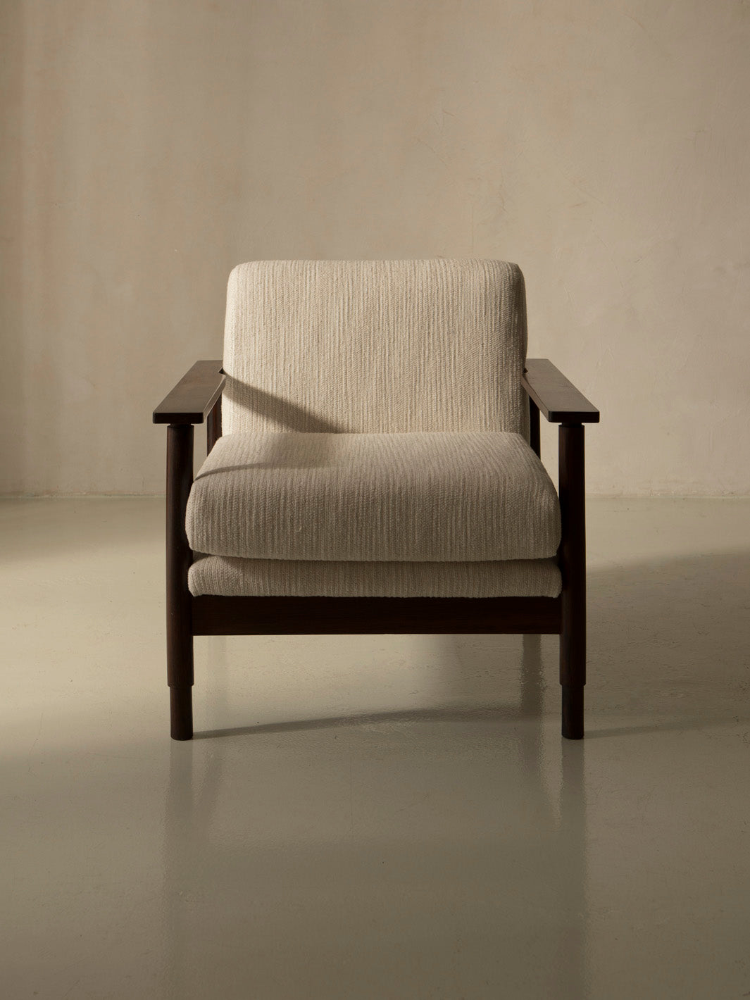 Pair of 60s rosewood armchairs