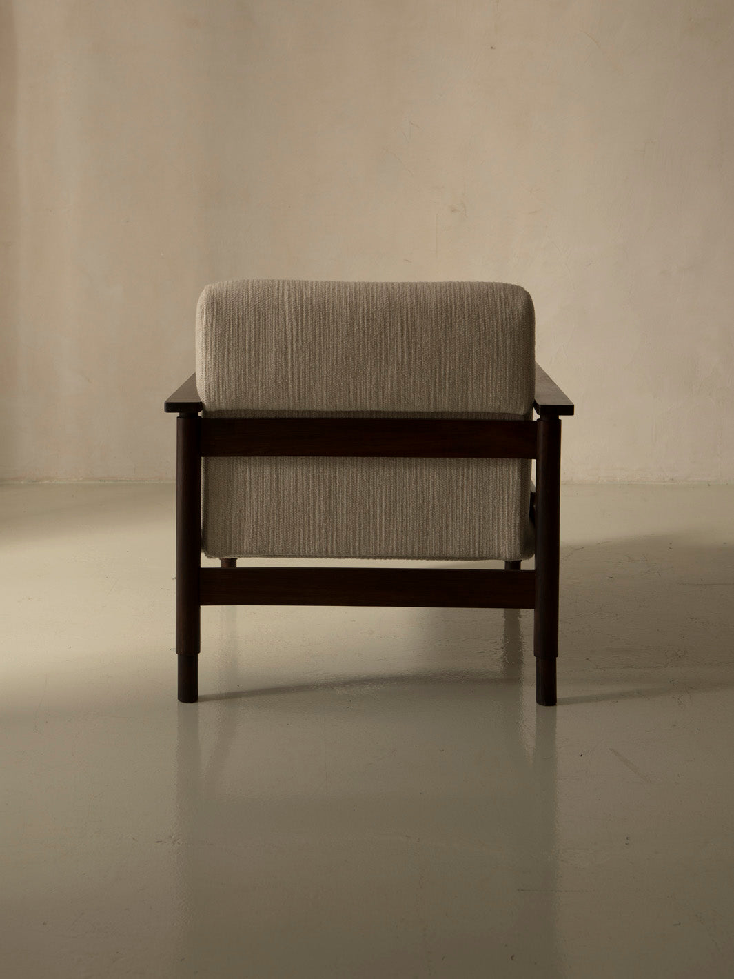 Pair of 60s rosewood armchairs