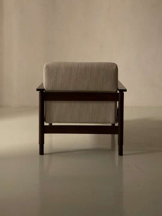 Pair of 60s rosewood armchairs
