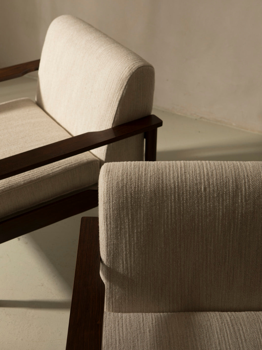 Pair of 60s rosewood armchairs