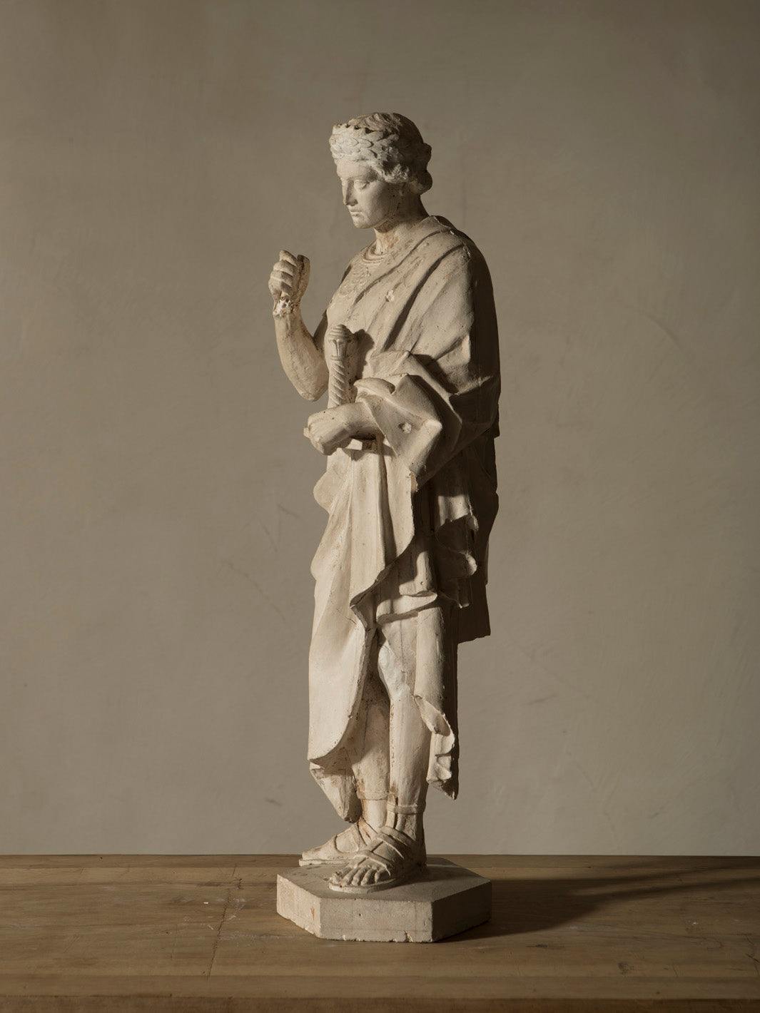 Roman soldier mold Paris 19th century 1