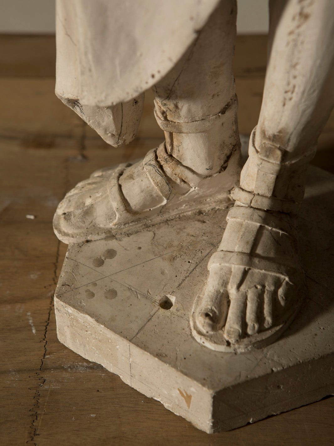 Roman soldier mold Paris 19th century 1