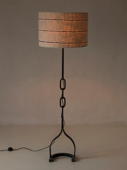 1950s floor lamp with Toulon chain