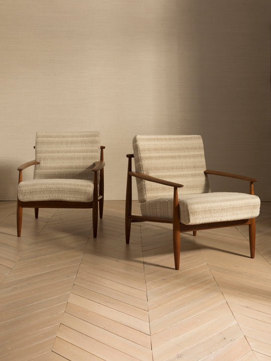 Pair of Danish teak armchairs from the 1960s