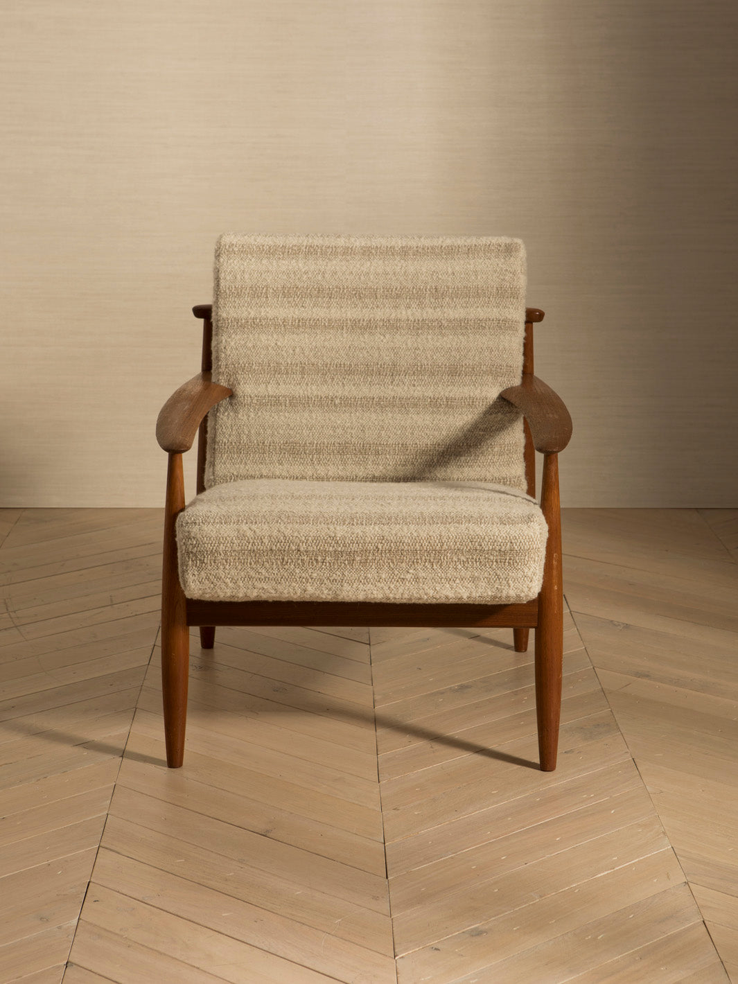Pair of Danish teak armchairs from the 1960s