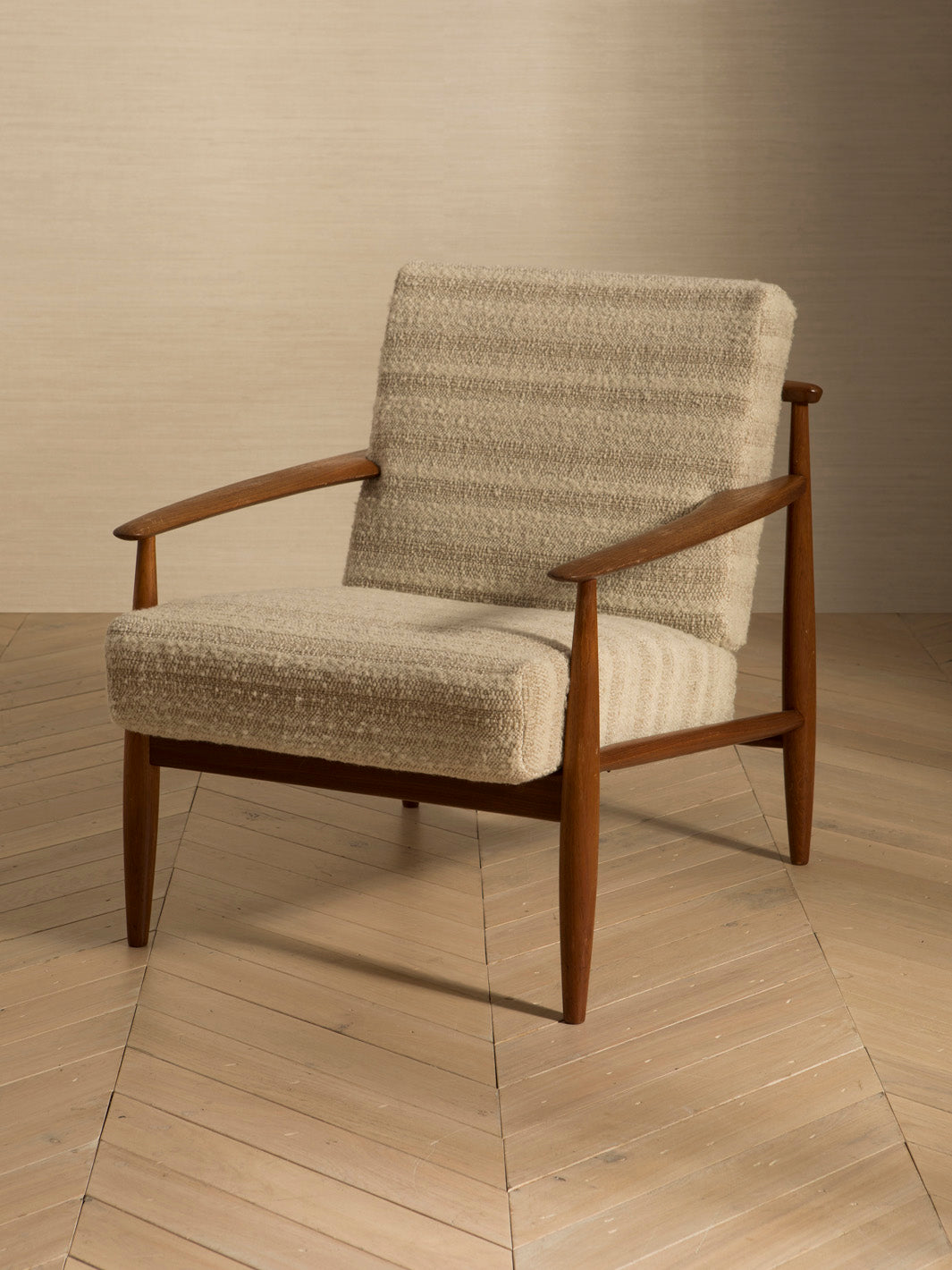 Pair of Danish teak armchairs from the 1960s