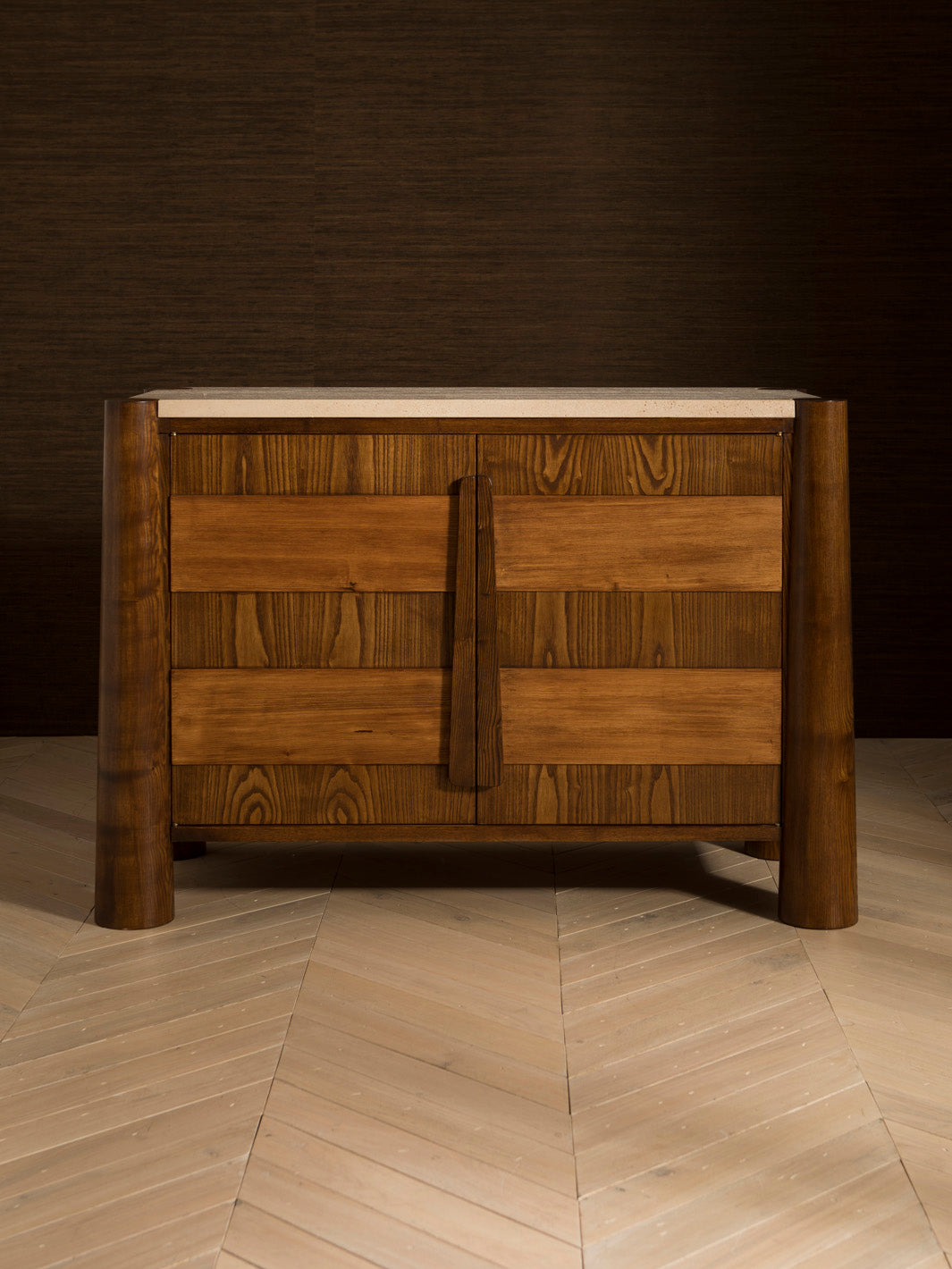 Sao Paolo ash and pine sideboard – Rue Vintage 74