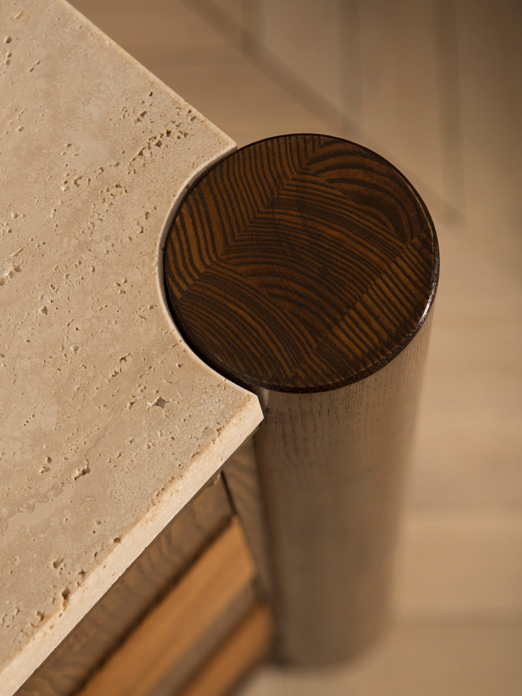 Sao Paolo ash and pine sideboard