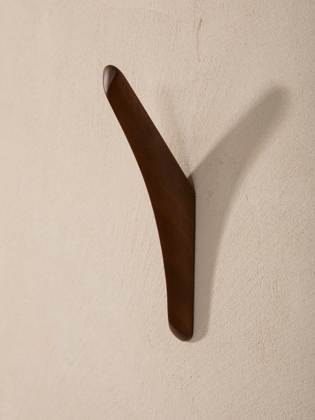 PI wall hanger dark brown mahogany