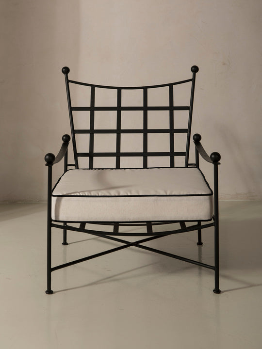 Mott Black Armchair