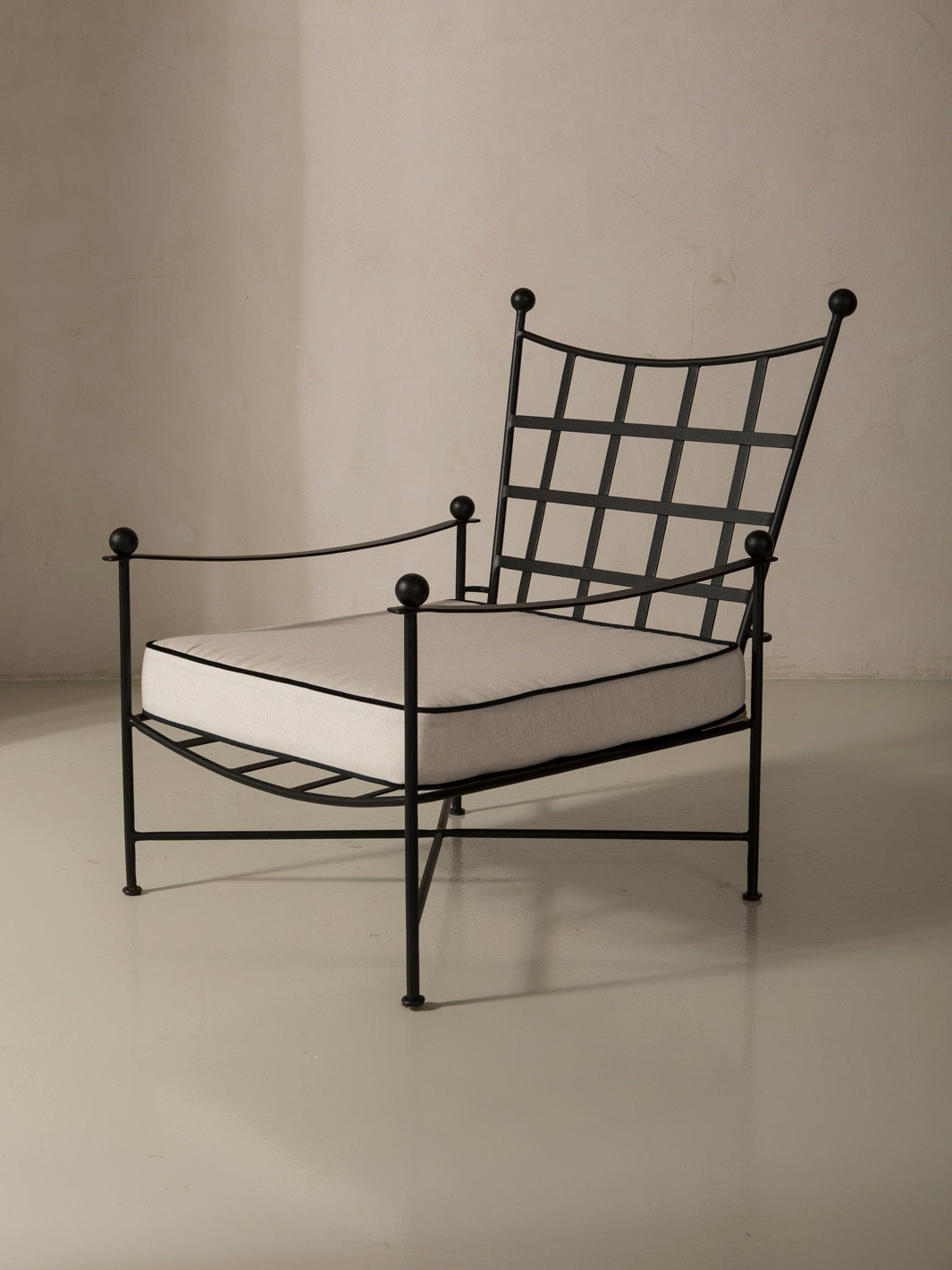 Mott Black Armchair