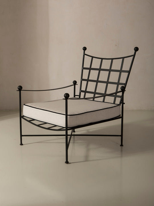 Mott Black Armchair