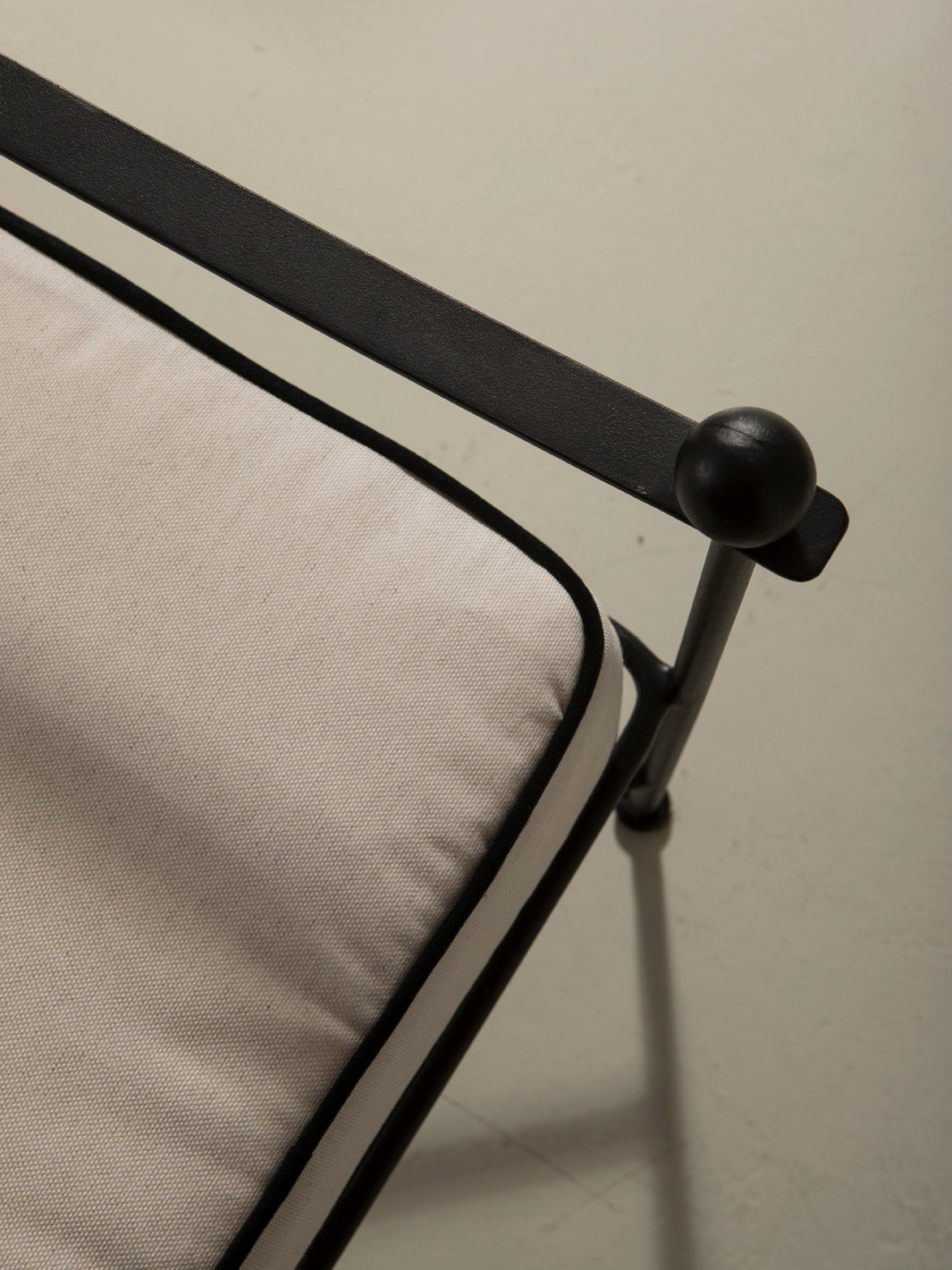 Mott Black Armchair