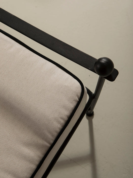 Mott Black Armchair