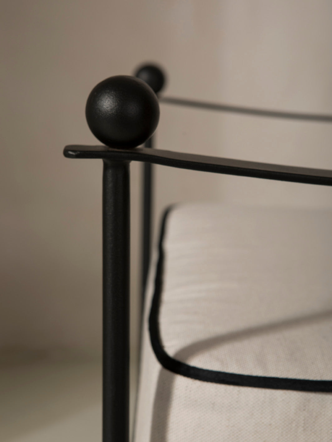 Mott Black Armchair