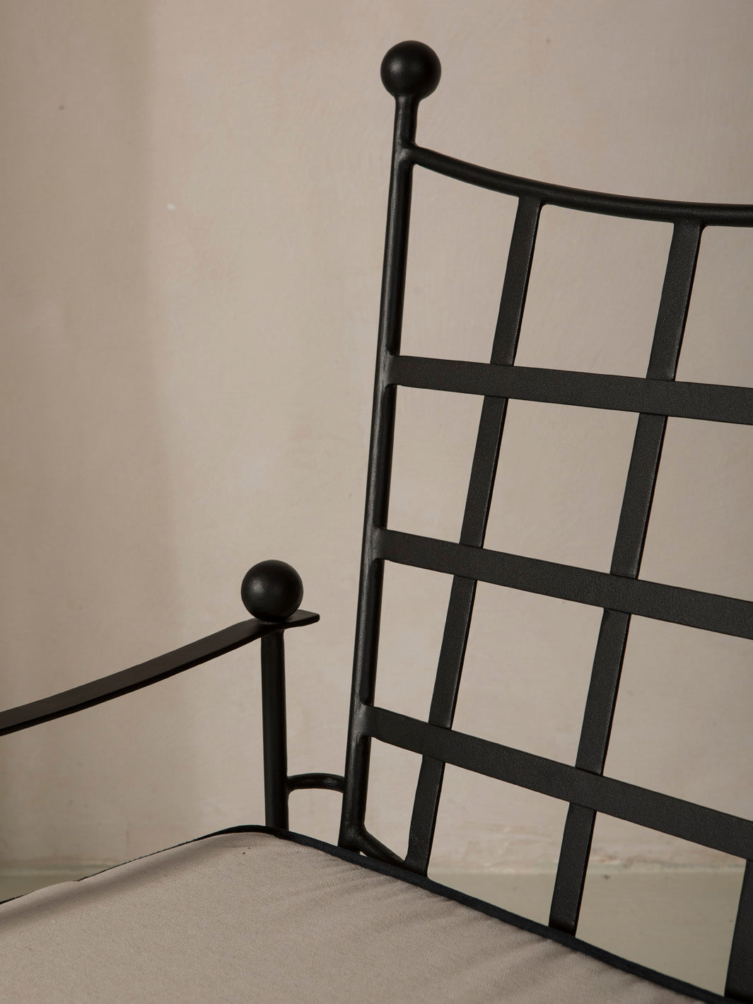 Mott Black Armchair