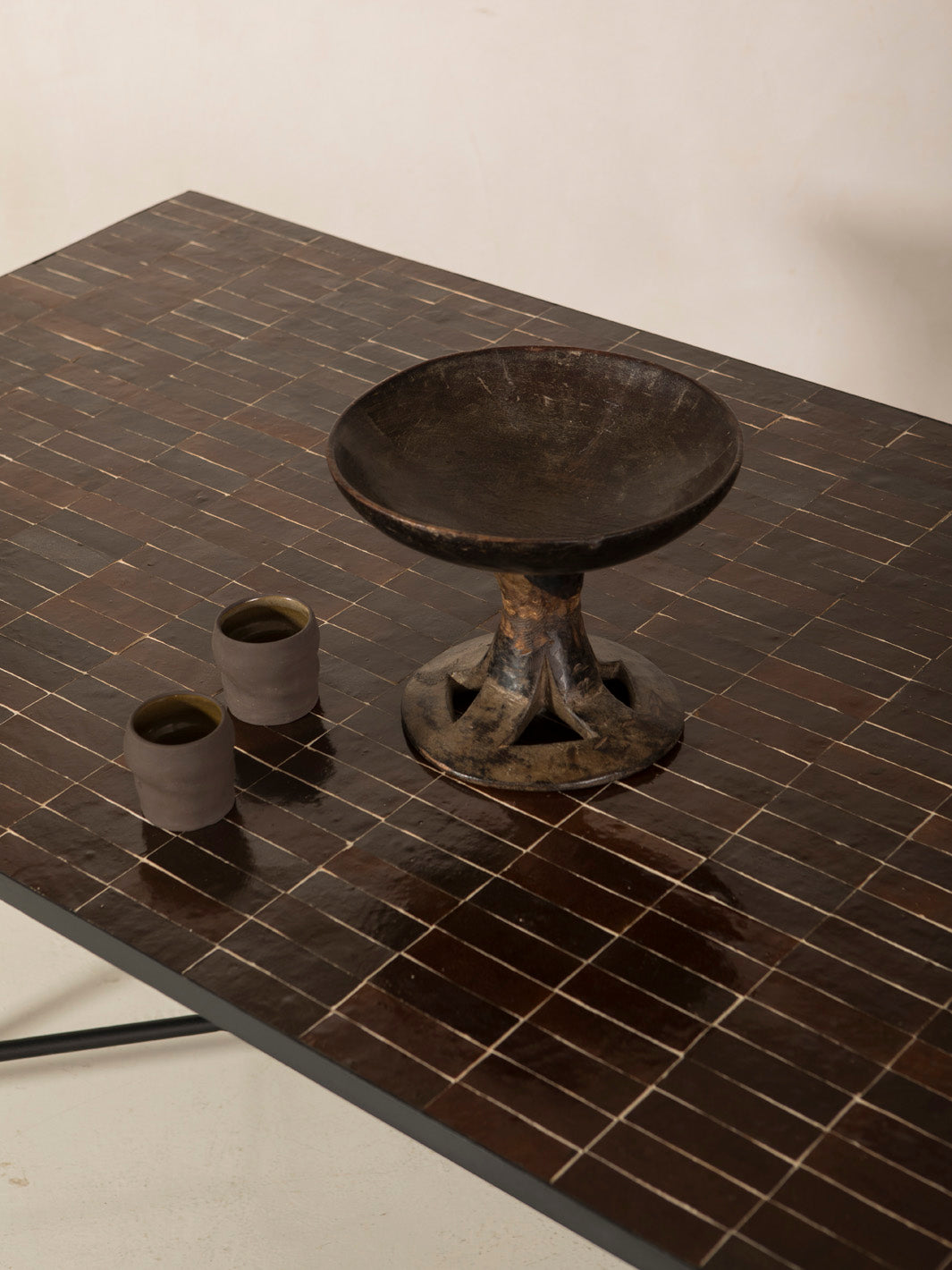 Mott Zellige Brown Table