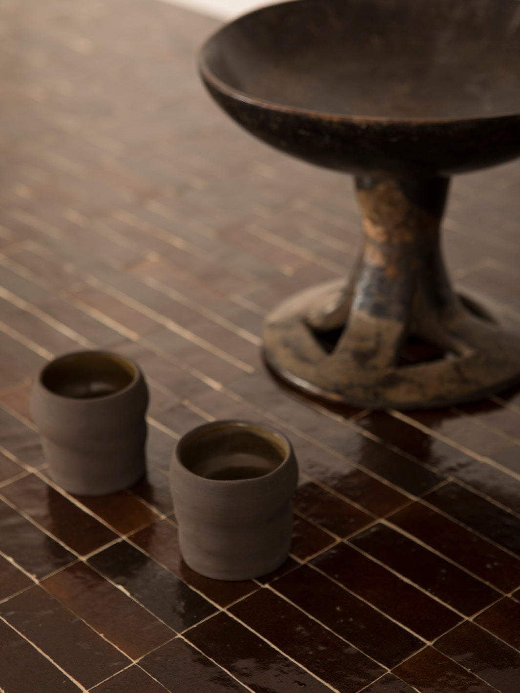 Mesa Mott Zellige Marrón