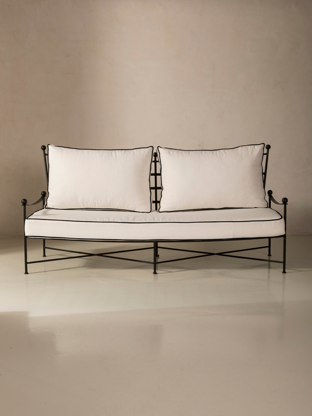 Mott Black Sofa 180cm