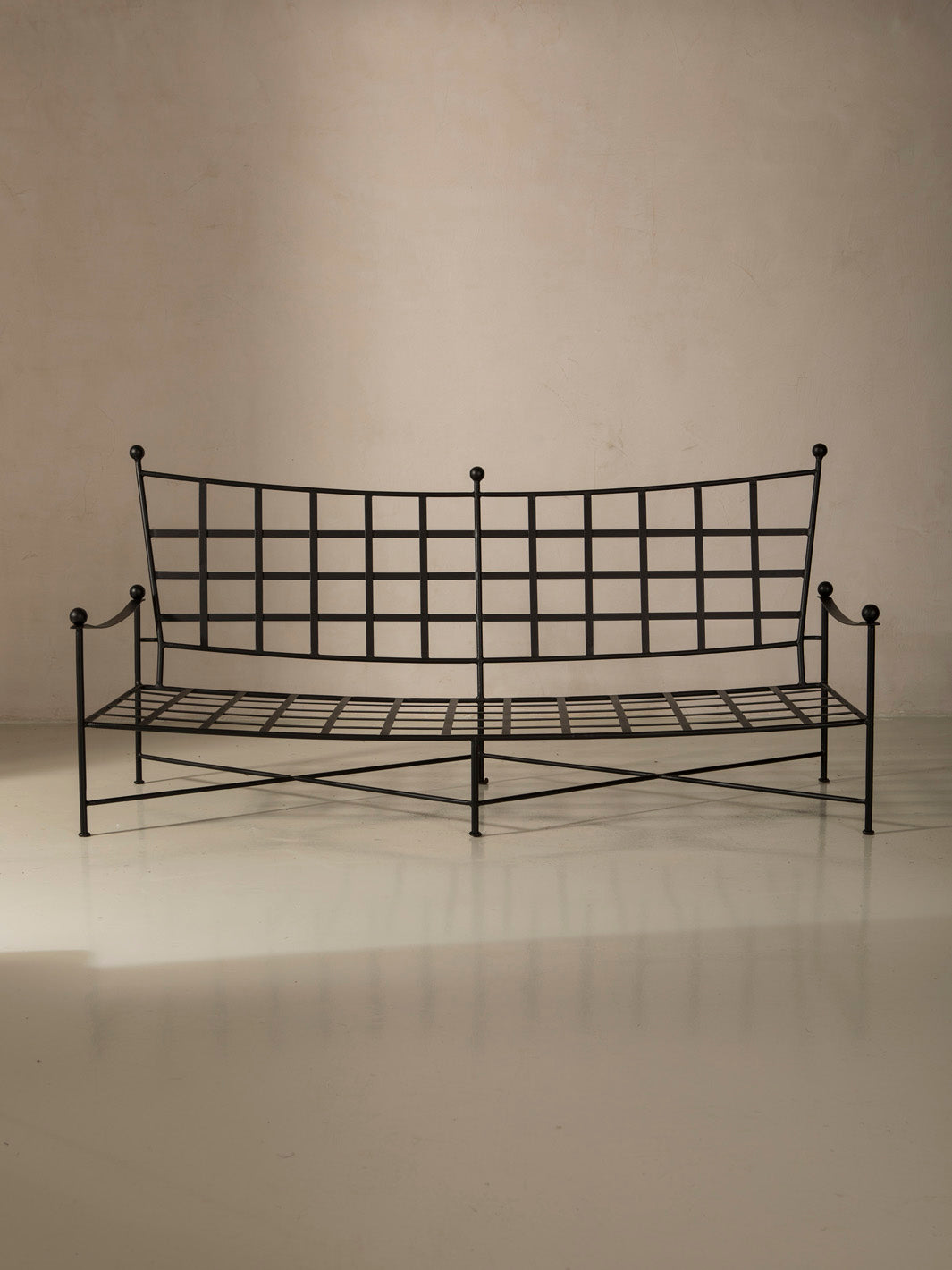 Mott Black Sofa 180cm