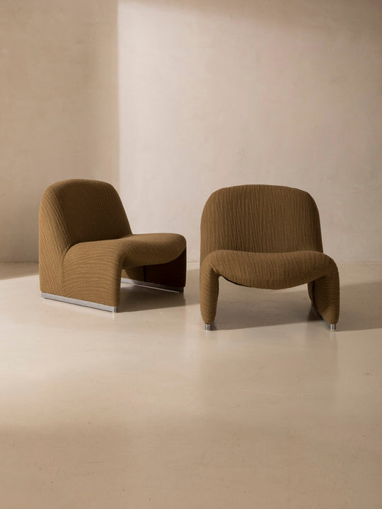 Pair of Alky Armchairs by Giancarlo Piretti, 1970s