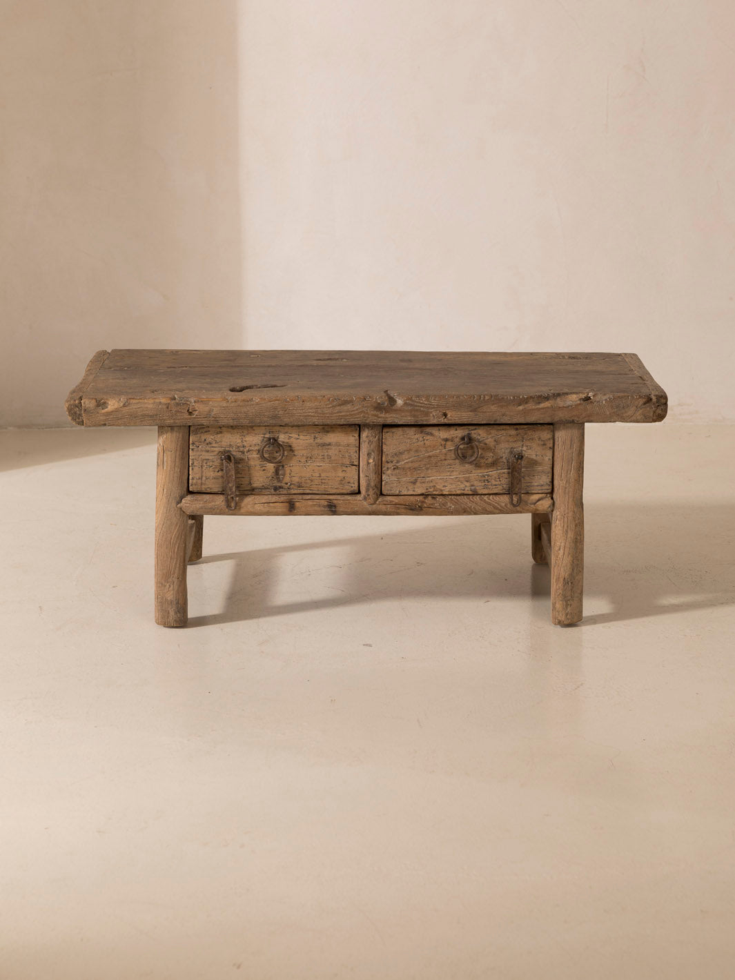 Mesa baja de olmo 100x42x40cm