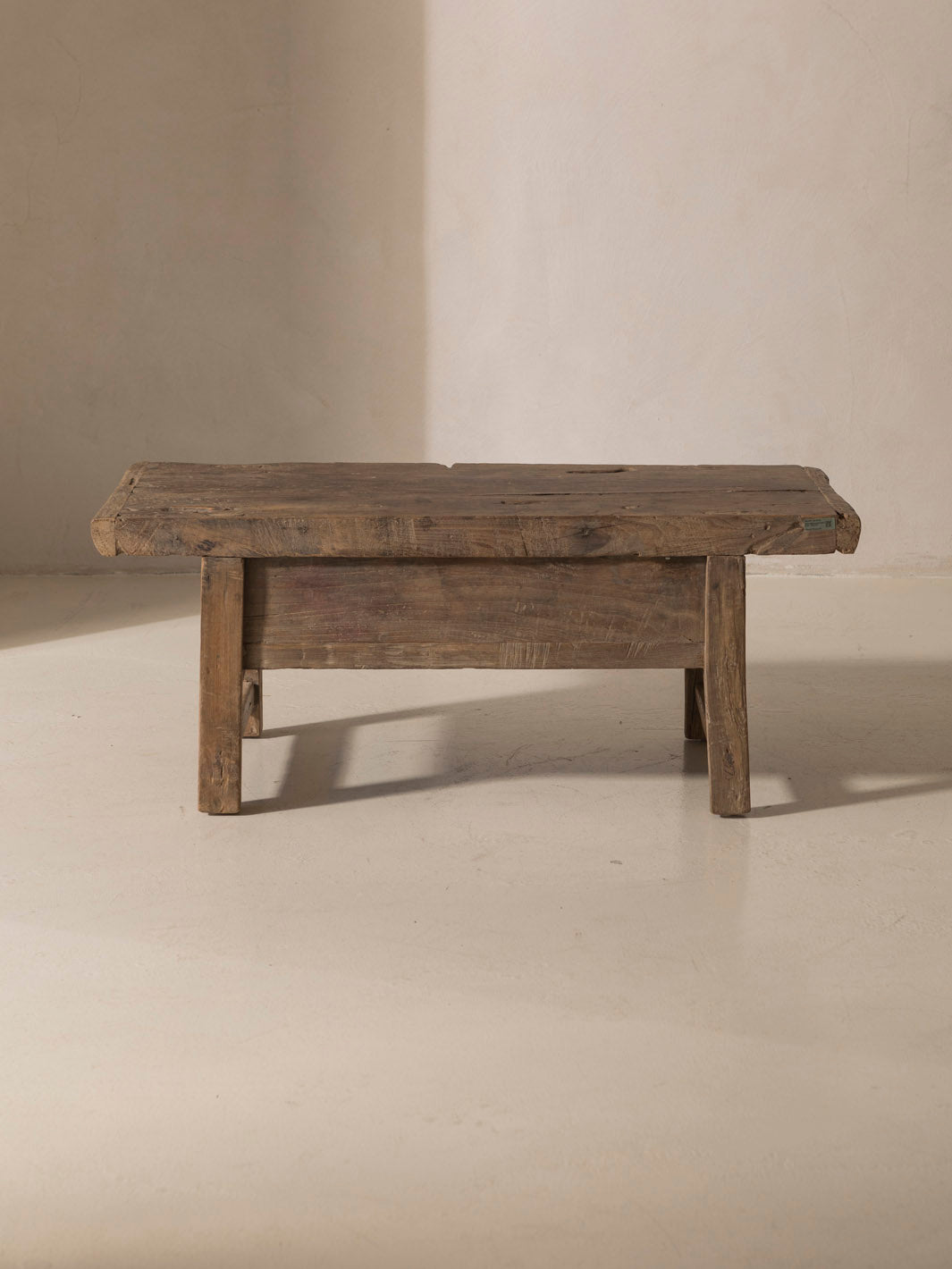 Mesa baja de olmo 100x42x40cm