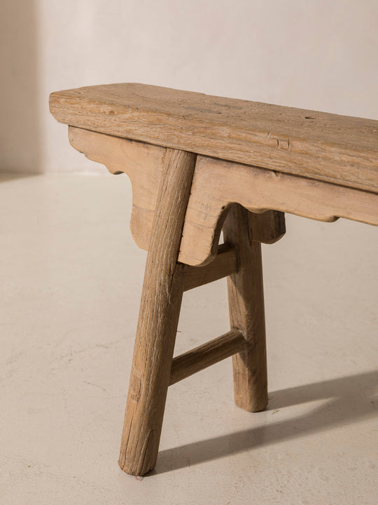 Chinese Elm Bench 125x28cm