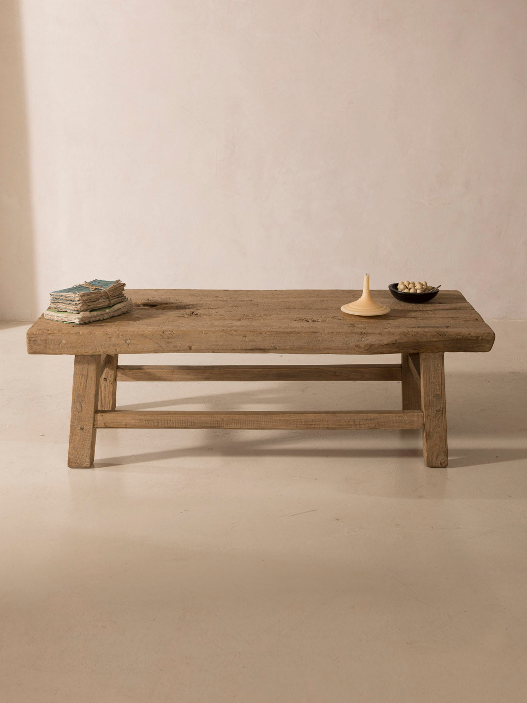 Table basse chinoise en orme